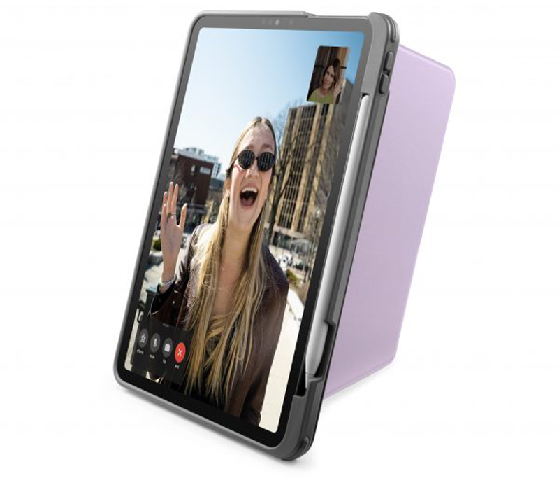 Bao da iPad Pro 12.9 inch M1 2021 chính hãng TOMTOC (USA) từ tính đa góc VERTICAL - B02-008 hỗ trợ sạc không dây APPLE PENCIL