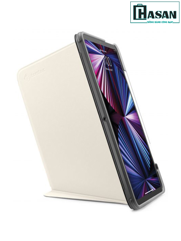 Bao da iPad Pro 12.9 inch M1 2021 chính hãng TOMTOC (USA) từ tính đa góc VERTICAL - B02-008 hỗ trợ sạc không dây APPLE PENCIL 
