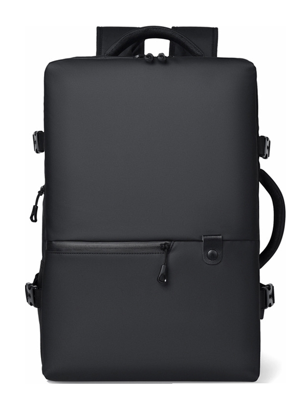 Balo du lịch đa năng đựng Laptop 17.3 inch kèm cáp sạc và khe phone ẩn 4 ngăn lớn có thể nới rộng (Đen)